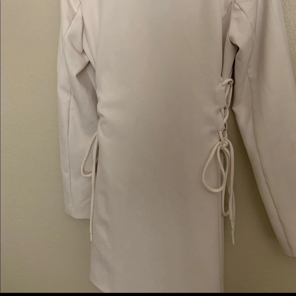 NBD Off white cream blazer dress - Picture 7 of 8